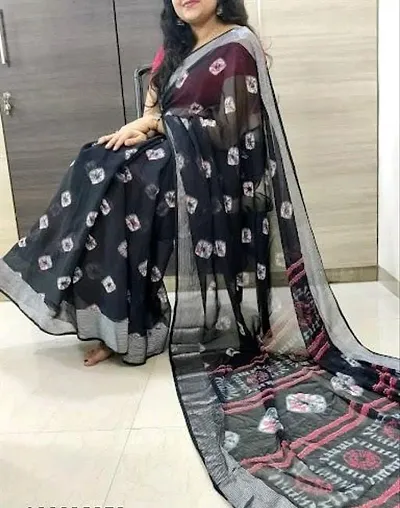 Hot Selling Chiffon Saree With Blouse Piece