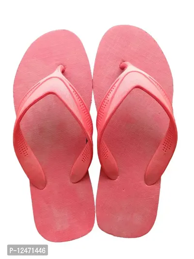 Stylish Pink Rubber  Room Slippers For Men