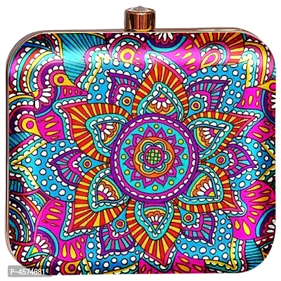 Stylish  Vintage look Printed Clutch-thumb0