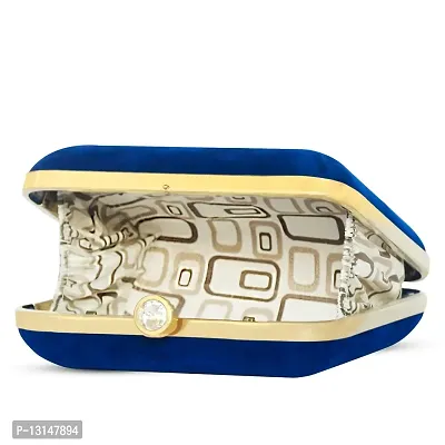 MaFs Handicraft Beautiful fancy clutch Bag Purse For Bridal, Casual, Party, Wedding-thumb3
