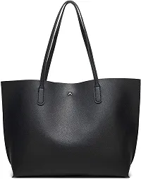 MaFs Women's Black PU Leather Handbag-thumb4