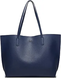 MaFs Women's Blue PU Leather Handbag-thumb1