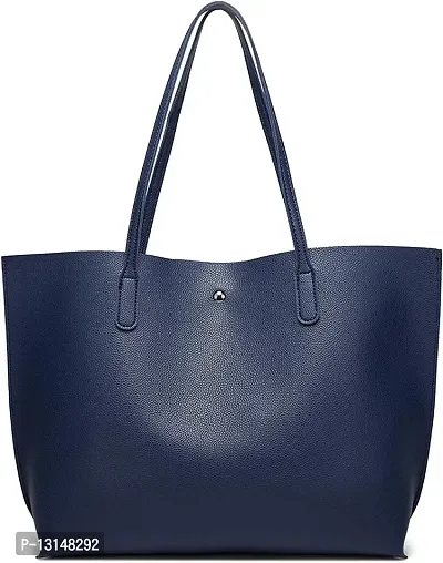 MaFs Women's Blue PU Leather Handbag-thumb2