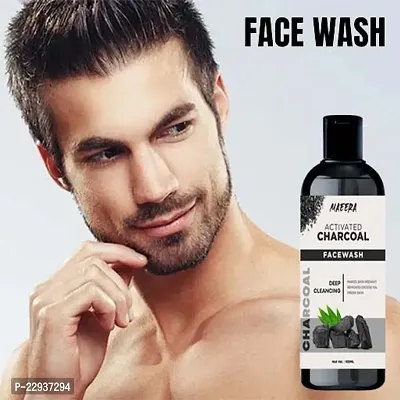 Charcoal Face Wash With Activated Charcoal And Coffee For Oil Control