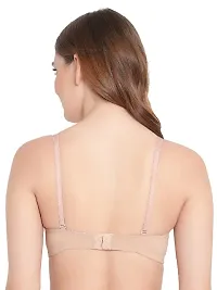 La Parlo Padded bra(Nude/Skin), Seamless, Full Coverage, Anti Bacterial-thumb1