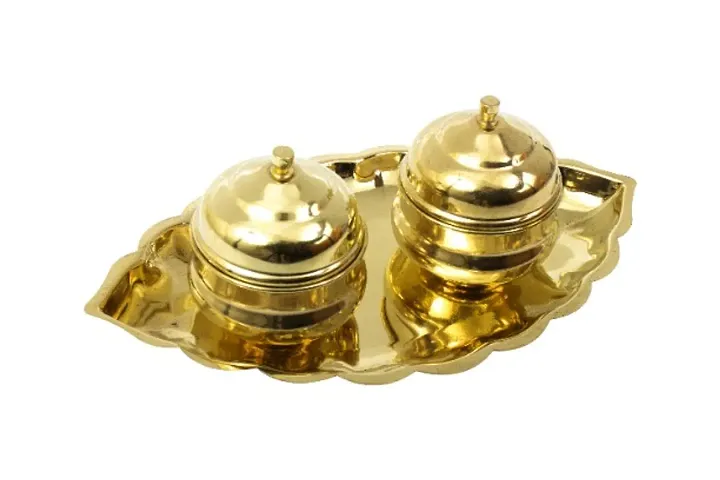 Traditional Handcrafted Brass Pooja Essentials