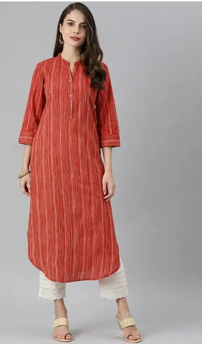 Haute Humble-Cotton Wedding Party and Casual wear Straight Women's Kurta Kurties