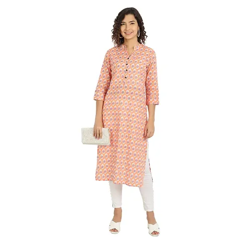 Haute & Humble Women's Color Straight Kurta Kurties