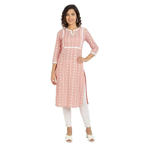 Haute & Humble Women's Straight Color Kurta Kurties for Girls