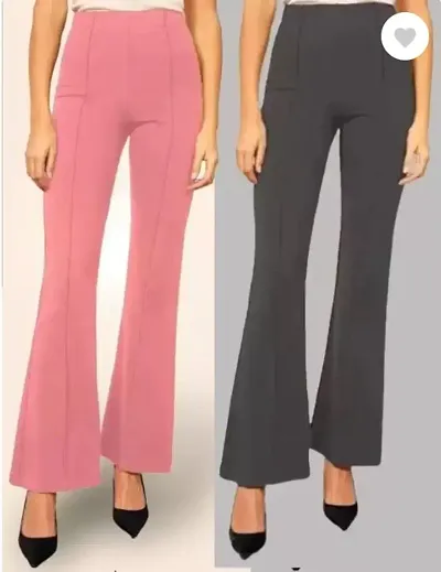 Stylish Trousers For Women Pack Of 2