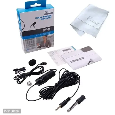 Boya BYM1 Omnidirectional Lavalier Condenser Microphone with 6Mtr Audio Cable-thumb2