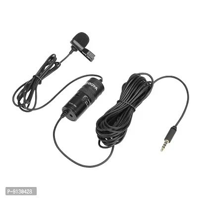 Boya BYM1 Omnidirectional Lavalier Condenser Microphone with 6Mtr Audio Cable-thumb3
