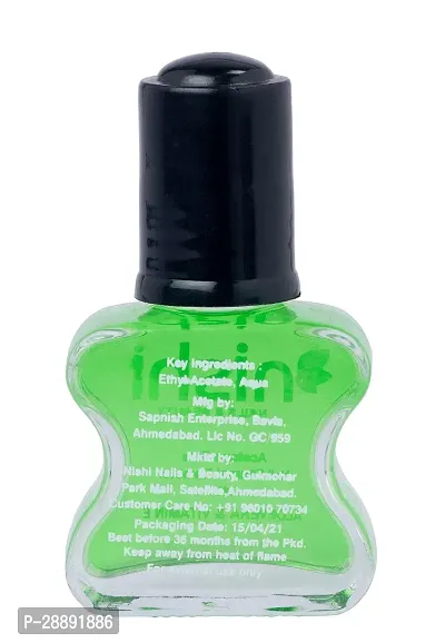 Nishi Nails Acetone-Free Nail Enamel Remover with Aloe Vera  Vitamin E - 27 ml, Green-thumb2