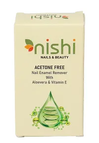 Nishi Nails Acetone-Free Nail Enamel Remover with Aloe Vera  Vitamin E - 27 ml, Green-thumb3