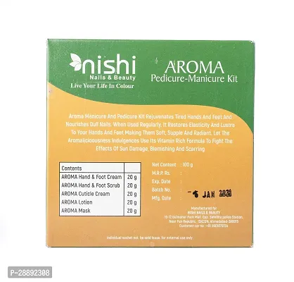 Nishi Nails Manicure Pedicure Spa Kit for Unisex, 20g each (Set of 5 pcs, Aroma Green)-thumb4