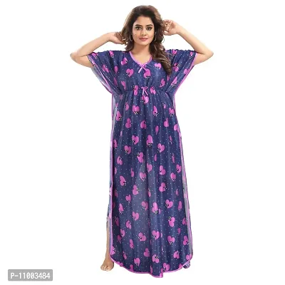 Zionity Kaftan Printed Nighty for Women