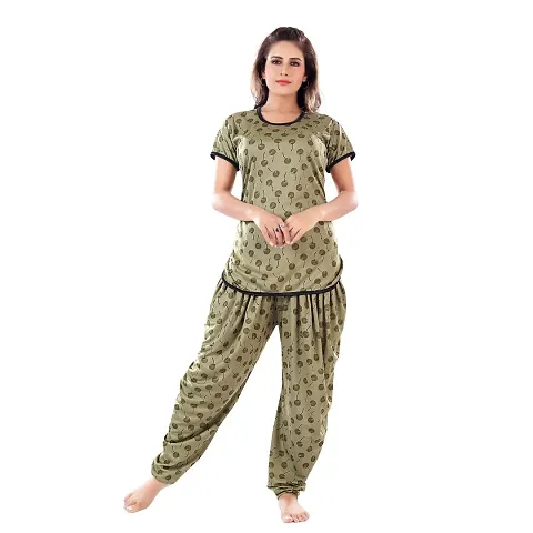 New In Cotton Blend Top & Pyjama Set Women's Nightwear 
