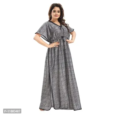 Zionity Printed Nighty for Women-thumb5