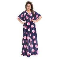 Zionity Kaftan Printed Nighty for Women-thumb1