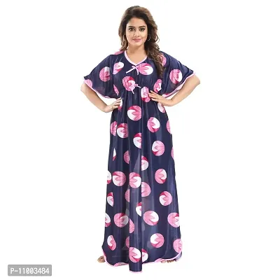 Zionity Kaftan Printed Nighty for Women-thumb2