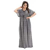 Zionity Printed Nighty for Women-thumb1