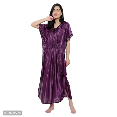 Stylist Satin Nighty For Women Pack Of 1-thumb0