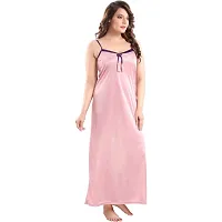 Stylist Satin Nighty And Robe For Women Pack Of 2-thumb2