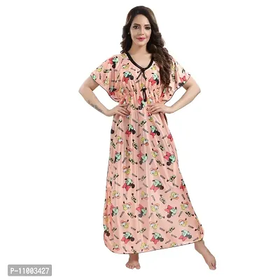 Zionity Printed Nighty for Women-thumb0