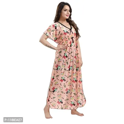 Zionity Printed Nighty for Women-thumb4