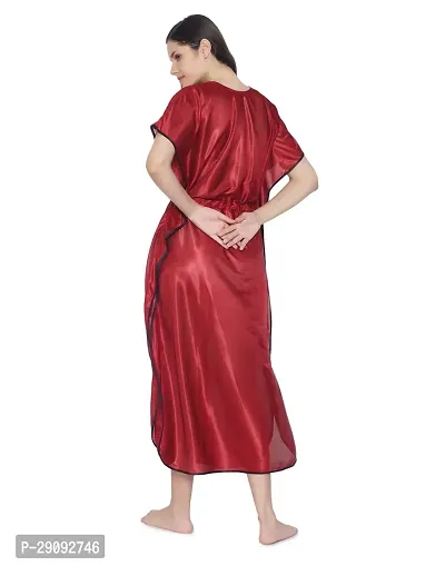 Stylist Satin Nighty For Women Pack Of 1-thumb2