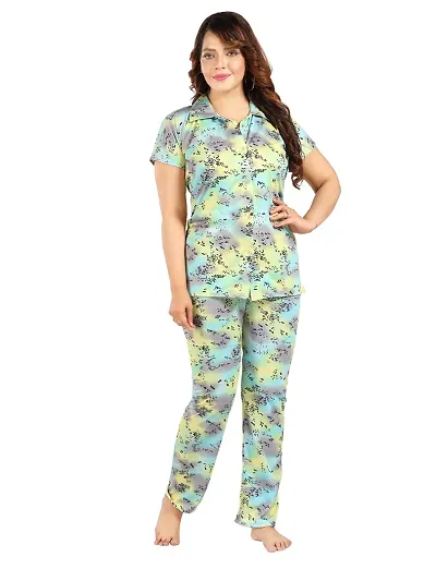 New In Cotton Blend Top & Pyjama Set Women's Nightwear 