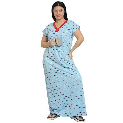 Stylish Floral Nighty For Women