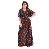 Zionity Printed Nighty for Women-thumb1