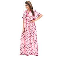 Zionity Printed Nighty for Women-thumb3