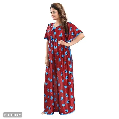 Zionity Printed Nighty for Women-thumb4