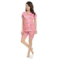 Zionity Women Printed Top  Shorts Set-thumb4