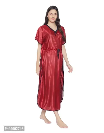 Stylist Satin Nighty For Women Pack Of 1-thumb3