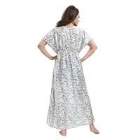 Zionity Printed Nighty for Women-thumb2