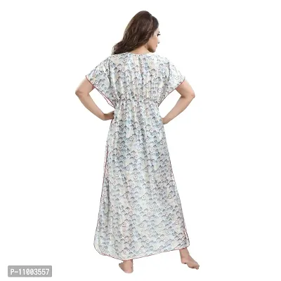 Zionity Printed Nighty for Women-thumb3