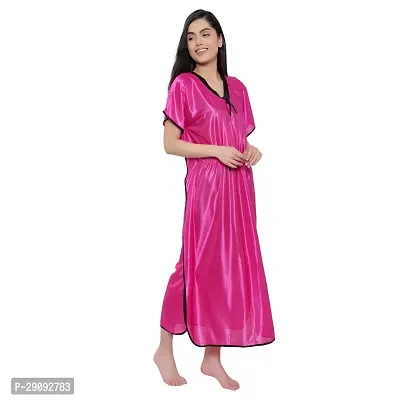 Stylist Satin Nighty For Women Pack Of 1-thumb3