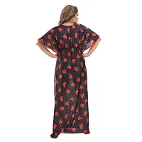 Zionity Printed Nighty for Women-thumb2