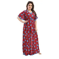 Zionity Printed Nighty for Women-thumb4