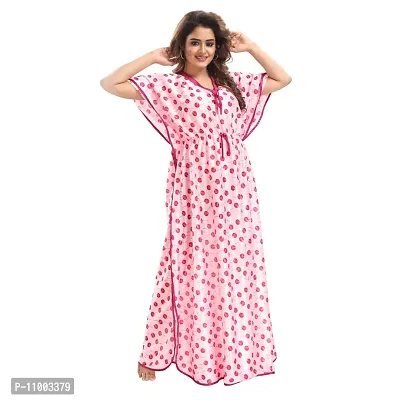 Zionity Printed Nighty for Women-thumb5