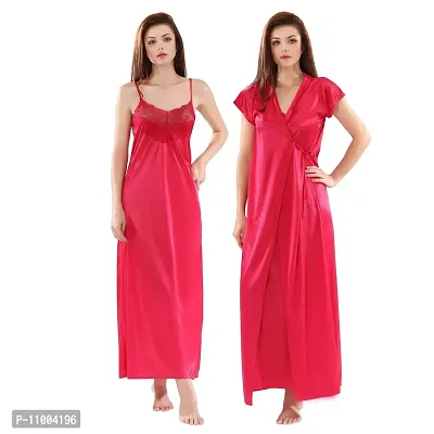 Zionity Nighty with Robe for Women