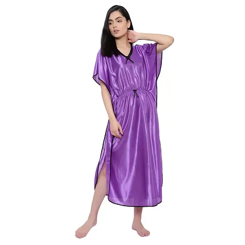 Stylist Satin Nighty For Women Pack Of 1