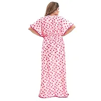 Zionity Printed Nighty for Women-thumb2