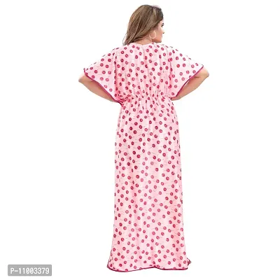 Zionity Printed Nighty for Women-thumb3