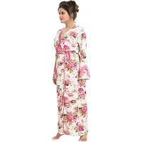 Stylist Satin Nighty And Robe For Women Pack Of 2-thumb2