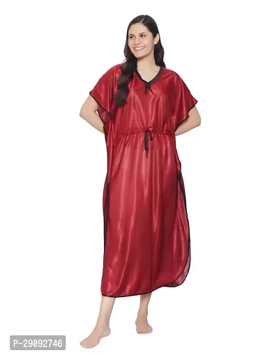 Stylist Satin Nighty For Women Pack Of 1-thumb0