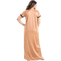 Stylist Satin Nighty And Robe For Women Pack Of 2-thumb1